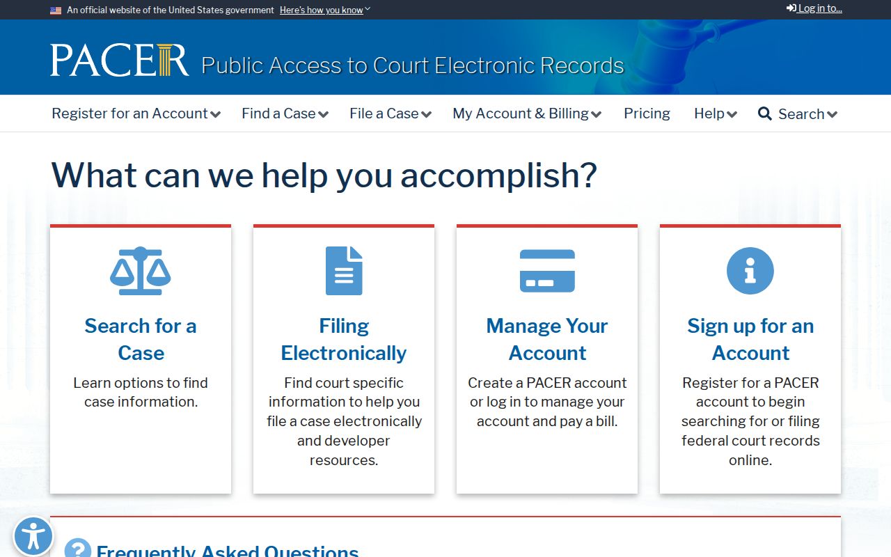 PACER search for federal criminal court cases affecting Madison County